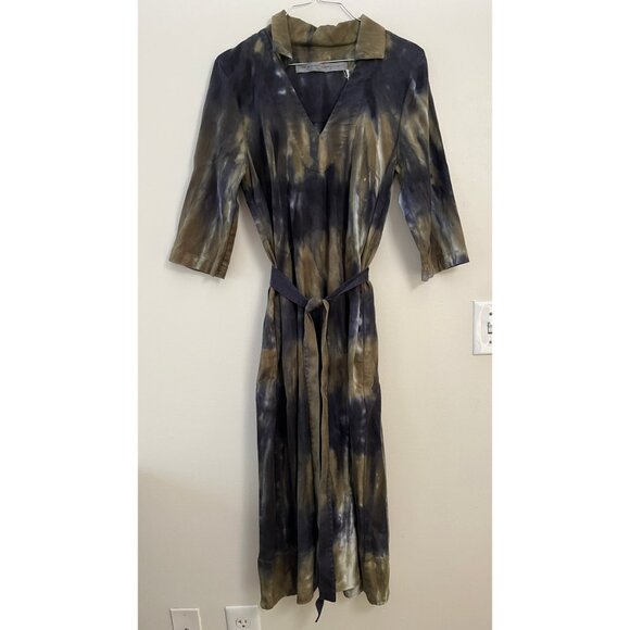 RAQUEL ALLEGRA TIE DYE ALEK BELTED DRESS S - Picture 9 of 9